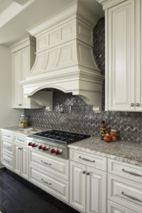 Taupe White Granite Countertop Kitchen